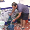 Preparando cubos de agua