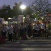 Protesta de 'No al muro' en Navalmoral