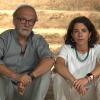 Sebastián Celestino y Esther Rodríguez, directores del yacimiento tartésico de Casas del Turuñuelo