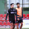 Nano durante un entrenamiento con el Montijo