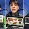 Helio Roque durante su defensa de Extremadura en TikTok
