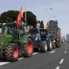 Tractores preparados para la concentración en Madrid