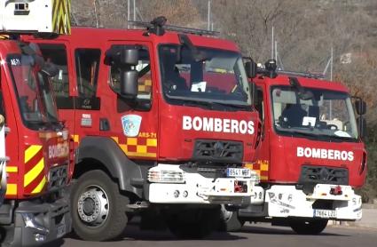 Incendio de grandes proporciones en una vivienda de Robledollano 
