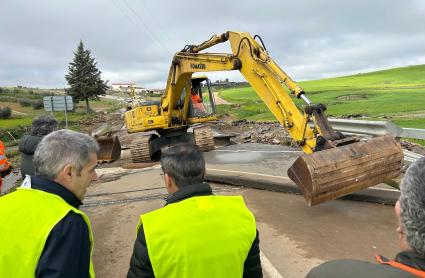  La Diputación de Badajoz acomete una inversión inicial de 200.000 € para reparar las vías provinciales dañadas por el temporal
