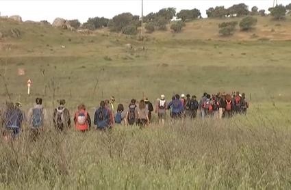 La X Ruta de Bomberos Solidarios recorre 55 kilómetros en la provincia de Cáceres a favor de la enfermedad de Huntington
