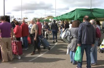 El mercadillo de Cáceres se queda en Vegas del Mocho hasta su traslado definitivo a una parcela en Mejostilla