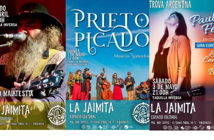 El espacio La Jaimita de Plasencia acogerá los conciertos de Mario Malatestta, Prieto Picado y Paula Ferré