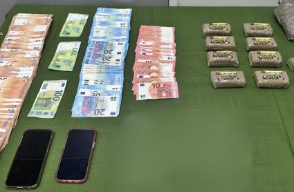 Detenido cuando transportaba más un kilo de hachís a la altura de Valverde de Leganés