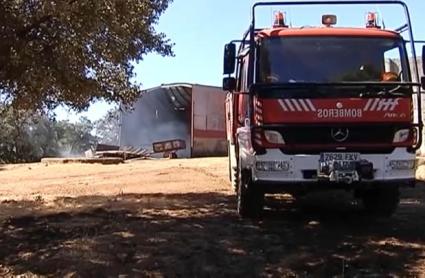 El Plan Infoex desactiva el nivel 1 del incendio forestal declarado en Galisteo
