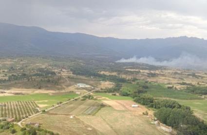 Incendio en Villanueva de la Vera