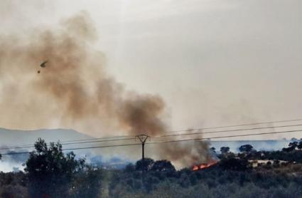 Incendio en Monterrubio de la Serena