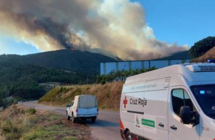 Activada la Situación Operativa 2 del Plan Infocaex por el incendio forestal en Caminomorisco