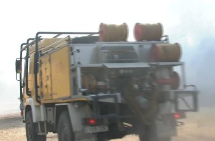 Activado el nivel 1 por un incendio forestal en Villanueva de la Serena