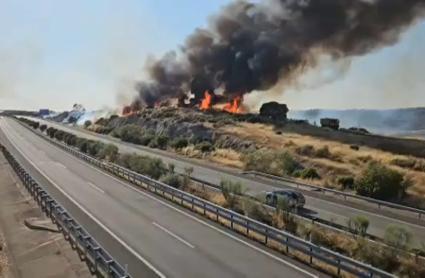 Incendio en Trujillo