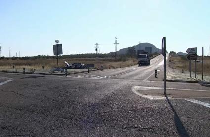 Cruce de Alange con Torremejía