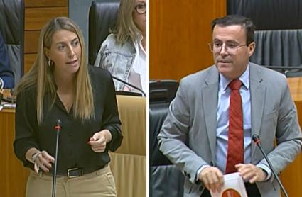 Guardiola y Gallardo se han enzarzado este jueves en el pleno de la Asamblea en relación con la crisis del transporte escolar
