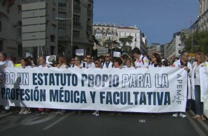 Jornada de huelga médica el pasado 3 de octubre de 2025