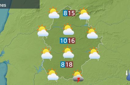 Mapa de previsión del 17 de noviembre