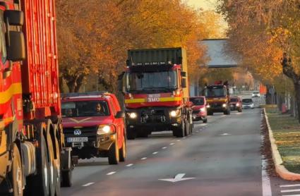La UME parte hacia Cataluña para el control cinegético de los jabalíes, por la peste porcina