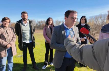 Miguel Ángel Gallardo, secretario general del PSOE en Extremadura, visita el Centro de Innovación La Vera Campo Arañuelo Innovation Hub