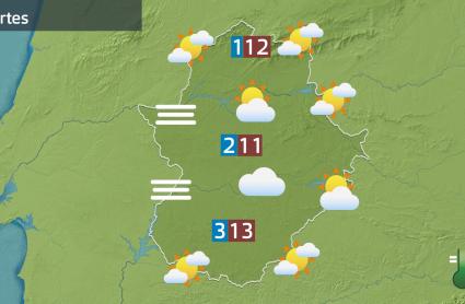 Mapa de previsión del 30 de diciembre