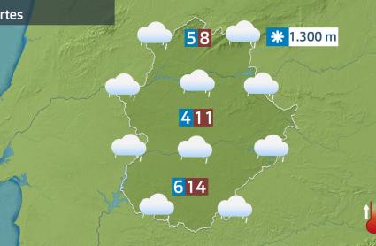 Mapa de previsión del 23 de diciembre