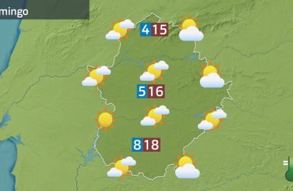 Mapa de previsión del 14 de diciembre