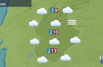 Mapa de previsión del 1 de enero