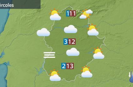 Mapa de previsión del 31 de diciembre