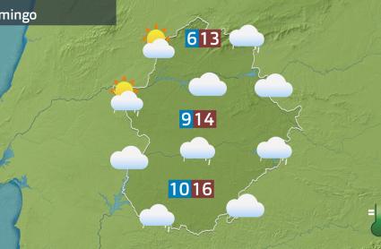 Mapa de previsión del 4 de enero