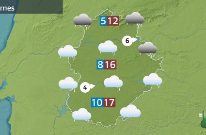 Mapa de previsión del 30 de enero