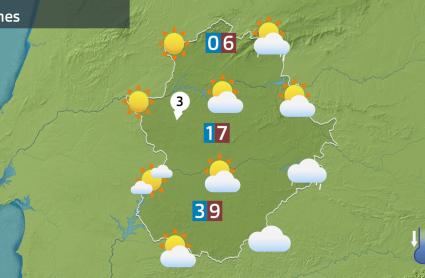 Mapa de previsión del 5 de enero