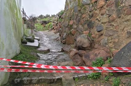 Incidentes en Extremadura tras las borrascas ocurridas durante febrero de 2026