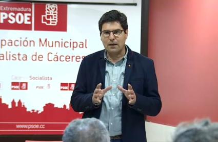 Ramón Díaz Farias, precandidato a la secretaría general del PSOE de Extremadura