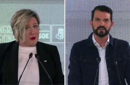 Soraya Vega y Álvaro Sánchez Cotrina durante el debate