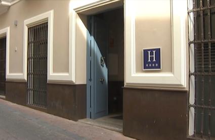 Fachada del hotel Aldealba de Mérida
