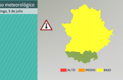 Aviso amarillo por calor