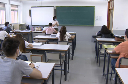 Aula de un centro escolar extremeño