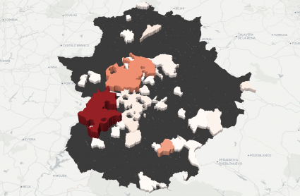 Mapa de casos de COVID-19 por municipios