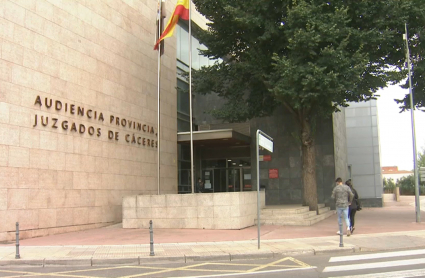 Audiencia Provincial de Cáceres, esta mañana