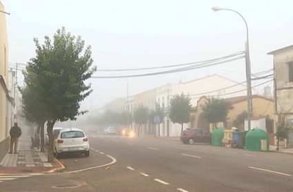 La incidencia de coronavirus se ha intensificado especialmente la semana pasada en Talavera la Real. Calle principal que atraviesa la localidad pacense de Talavera la Real.