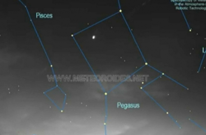 Imagen del Instituto de Astrofísica de Andalucía sobre la bola de fuego en el sur del país