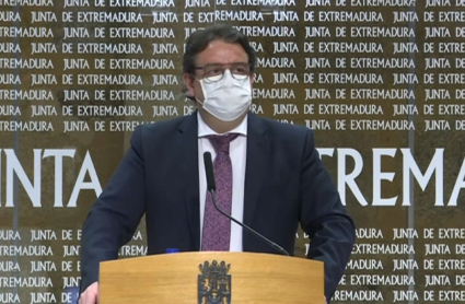 Vergeles en la rueda de prensa posterior al Consejo de Gobierno