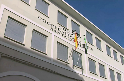 Un aula del colegio 'Santa Eulalia' de Mérida es uno de los tres grupos que retoman hoy las clases presenciales en Extremadura.