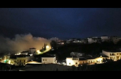 Incendio en Cáceres