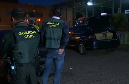 Coche abandonado en Mérida tras una persecución