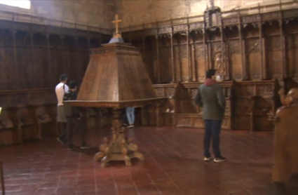 Coro de la Iglesia del Real Monasterio de Yuste, abierto excepcionalmente al público