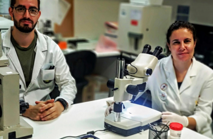Daniel Bravo y Eva Frontera, investigadores de la UEX