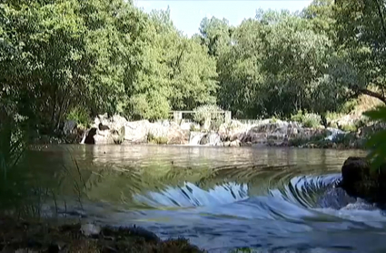 Piscina natural en la comarca de la Vera.