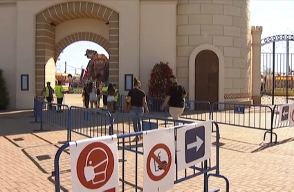 Entrada al recinto de la feria de San Juan.